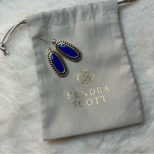 Kendra Scott Earrings, Cobalt blue